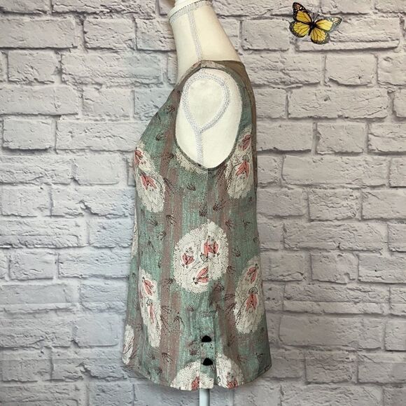 Peppermint Sleeveless Blouse with Lace Inserts Size Small - Picture 4 of 8